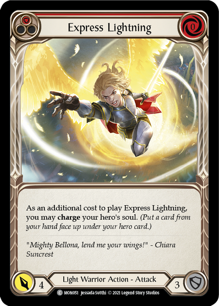 (1st Edition) Express Lightning (Red) - MON051