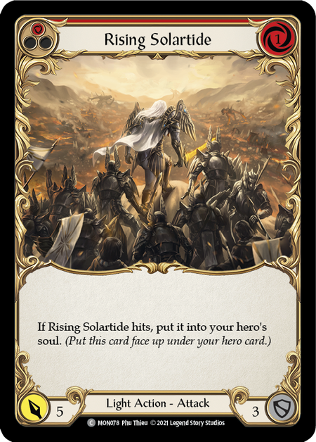 (1st Edition) Rising Solartide (Red) - MON078