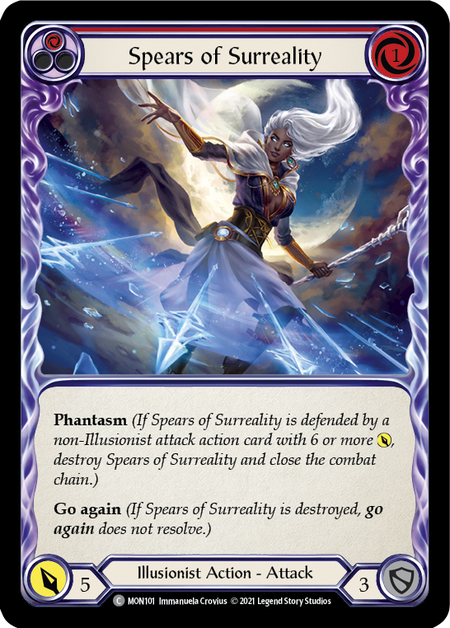 (1st Edition-RF) Spears of Surreality (Red) - MON101