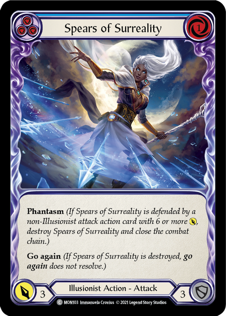 (1st Edition-RF) Spears of Surreality (Blue) - MON103