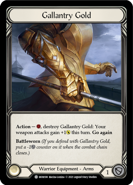 (1st Edition-CF) Gallantry Gold - MON108
