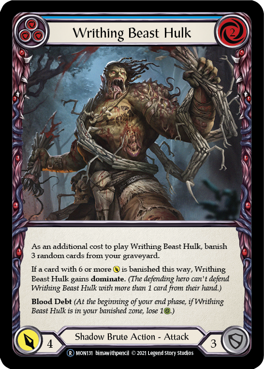 Writhing Beast Hulk (Blue) - UL-MON131