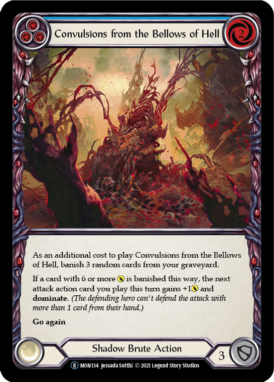Convulsions from the Bellows of Hell (Blue) - UL-MON134