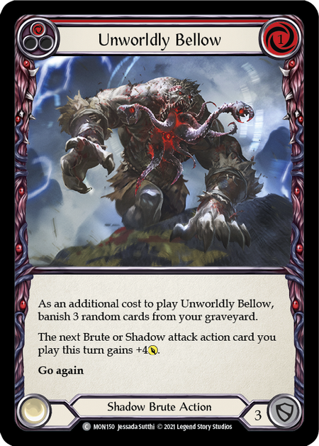 (1st Edition-RF) Unworldly Bellow (Red) - MON150