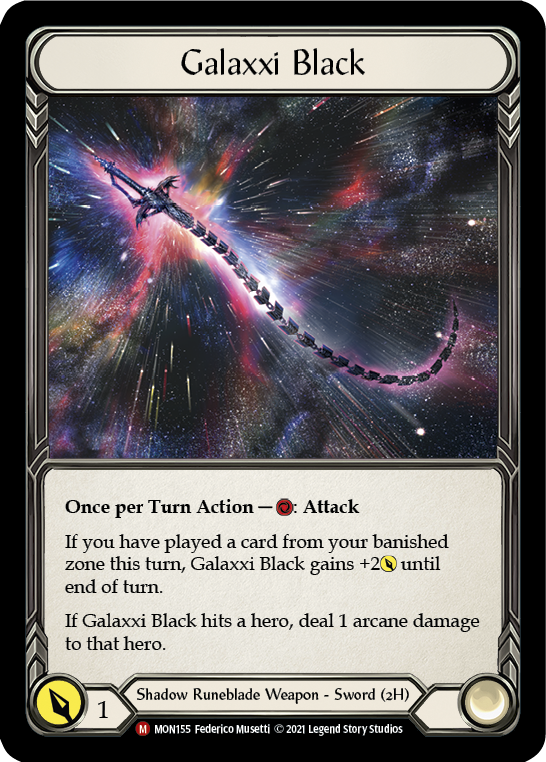 (1st Edition-CF) Galaxxi Black - MON155AA
