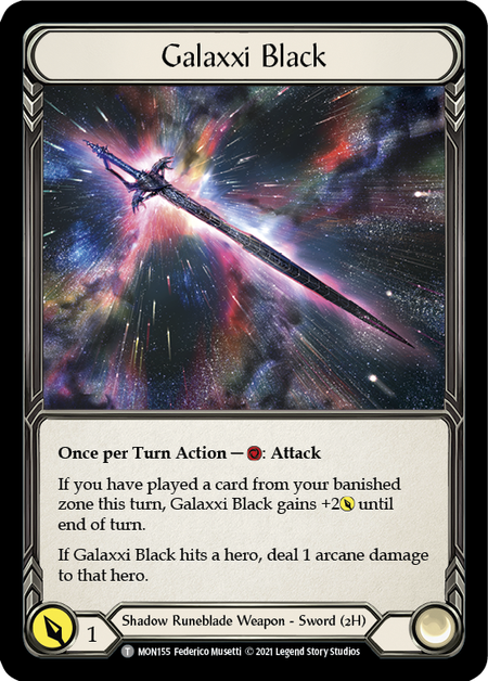 (1st Edition) Galaxxi Black - MON155