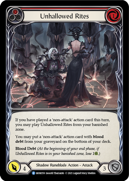 (1st Edition) Unhallowed Rites (Red) - MON159