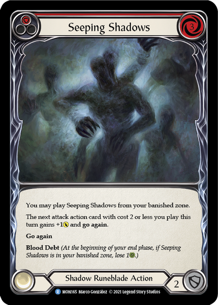 (1st Edition) Seeping Shadows (Red) - MON165