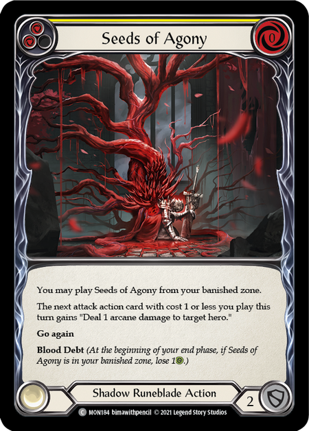 (1st Edition) Seeds of Agony (Yellow) - MON184