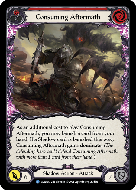 (1st Edition-RF) Consuming Aftermath (Red) - MON195