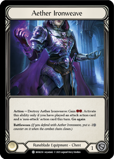 (1st Edition-CF) Aether Ironweave - MON230
