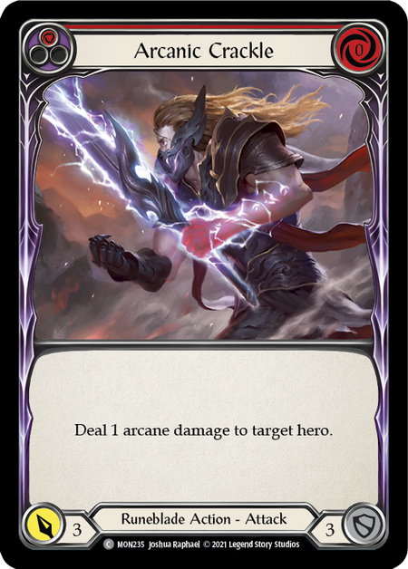 (1st Edition-RF) Arcanic Crackle (Red) - MON235