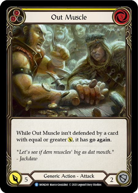(1st Edition-RF) Out Muscle (Yellow) - MON249
