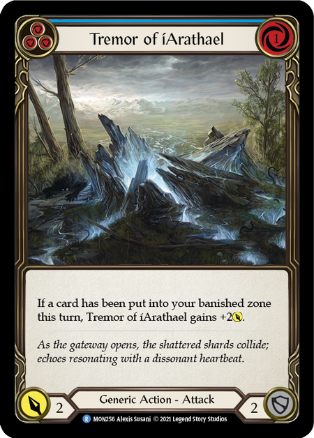 (1st Edition) Tremor of iArathael (Blue) - MON256