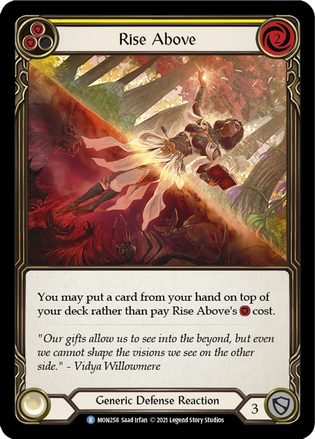 (1st Edition-RF) Rise Above (Yellow) - MON258