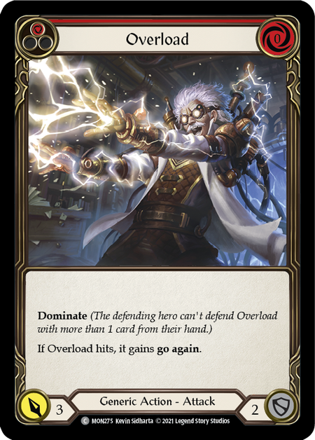 (1st Edition-RF) Overload (Red) - MON275