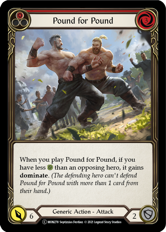 Pound for Pound (Red) - UL-MON278