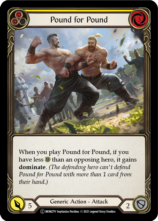 Pound for Pound (Yellow) - UL-MON279