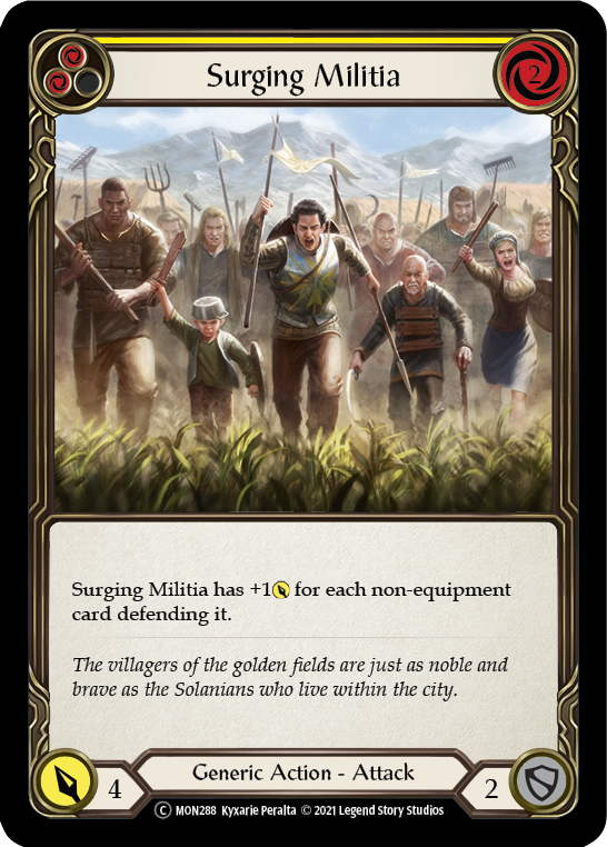 Surging Militia (Yellow) - UL-MON288