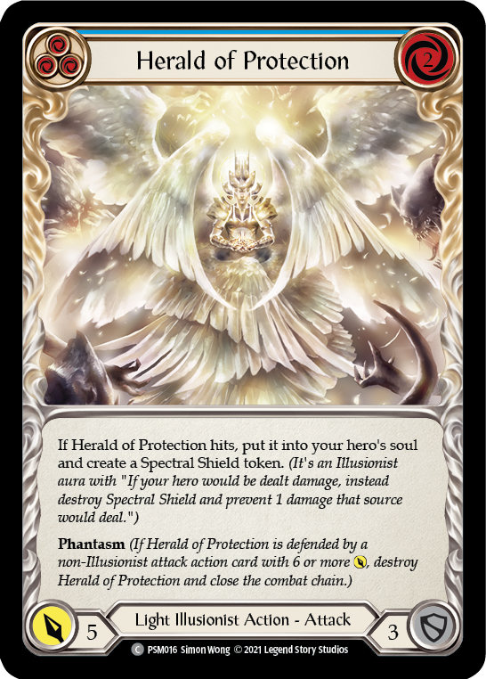 Herald of Protection (Blue) - PSM016