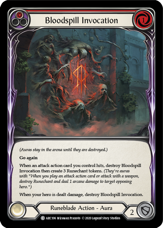 Bloodspill Invocation (Red) - UL-ARC106
