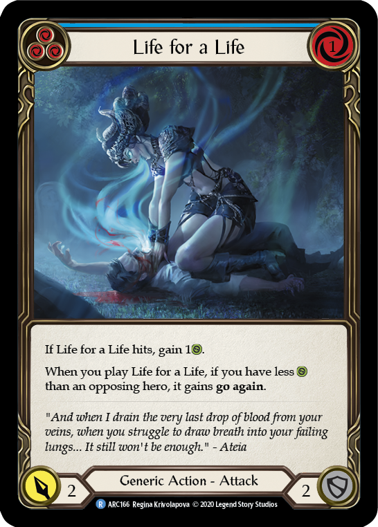 Life for a Life (Blue) - UL-ARC166