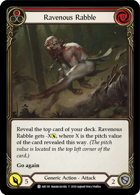Ravenous Rack Ravenous Rabble (Red) - UL-ARC191