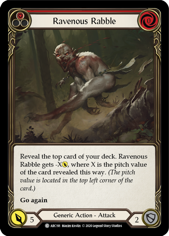 [RF] Ravenous Rabble (Red) - UL-ARC191
