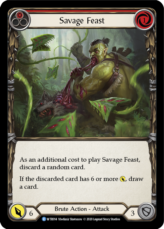 [RF] Savage Feast (Red) - UL-WTR014