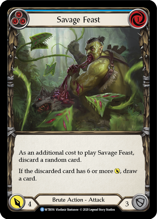 [RF] Savage Feast (Blue) - UL-WTR016