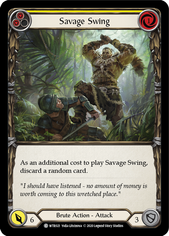 [RF] Savage Swing (Yellow) - UL-WTR021
