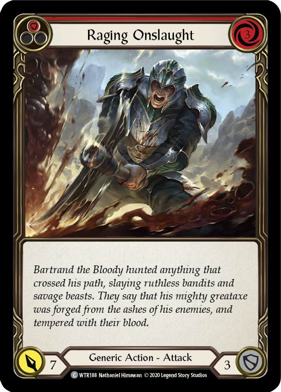 Raging Onslaught (Red) - UL-WTR188
