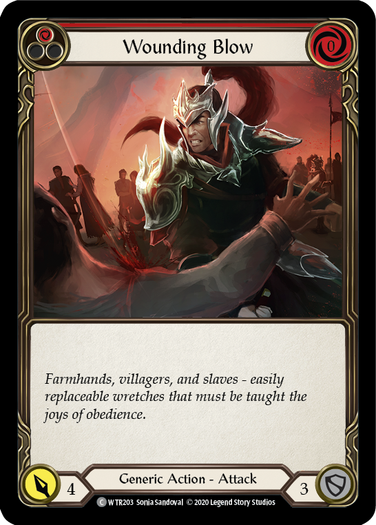 Wounding Blow (Red) - UL-WTR203