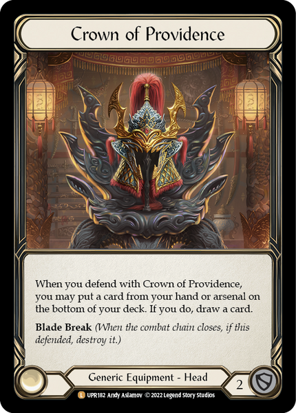 【35％OFF】 RF] Crown of Providence - UPR182 その他