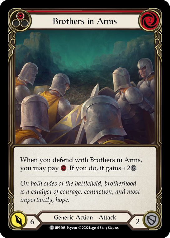 Brothers in Arms (Red) - UPR203