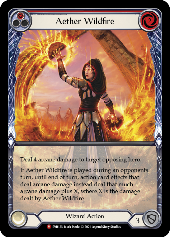 (1st Edition-EA RF) Aether Wildfire - EVR123EA