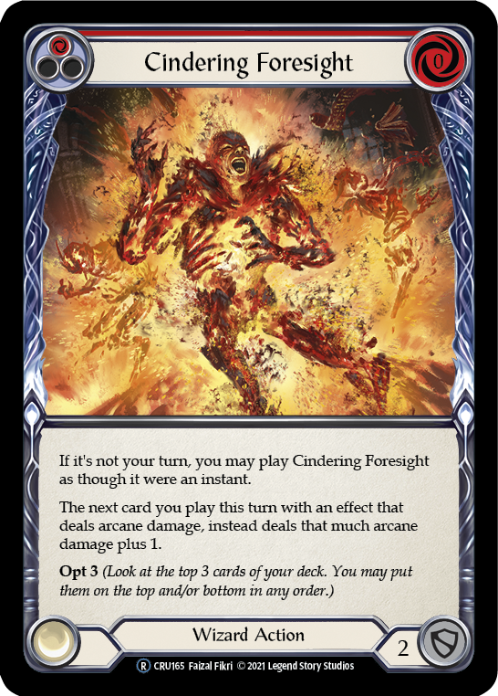 Cindering Foresight (Red) - UL-CRU165