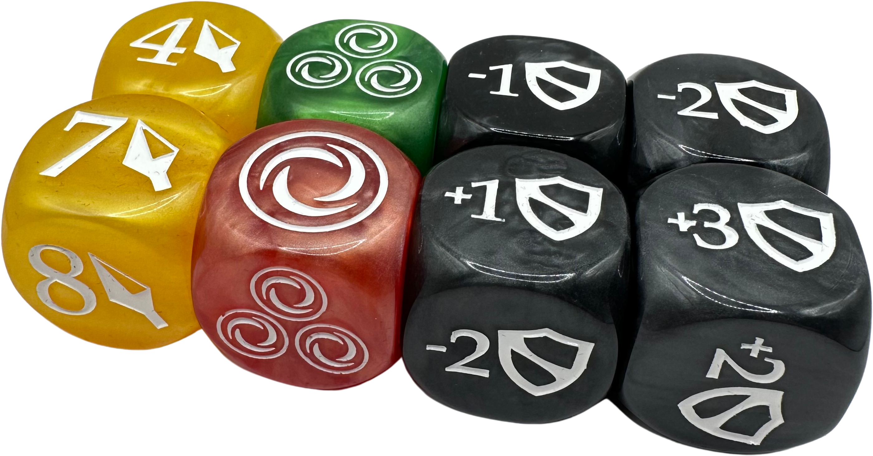 Flesh and Blood Large Dice (Marble Set of 8)